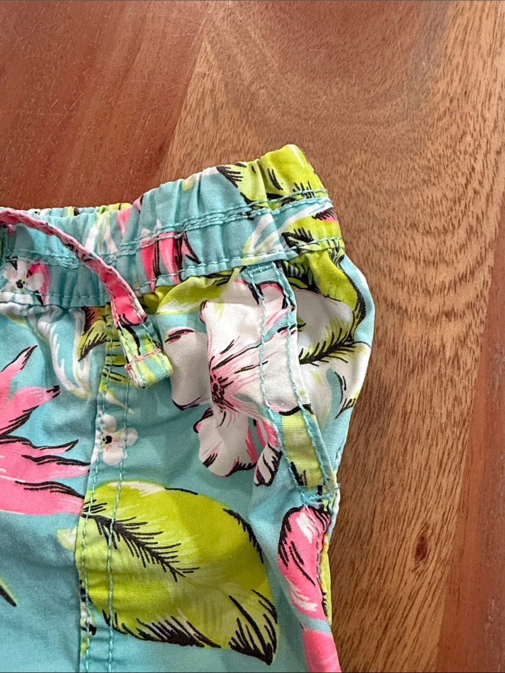 Carter’s Green Blue Floral Shorts size 4